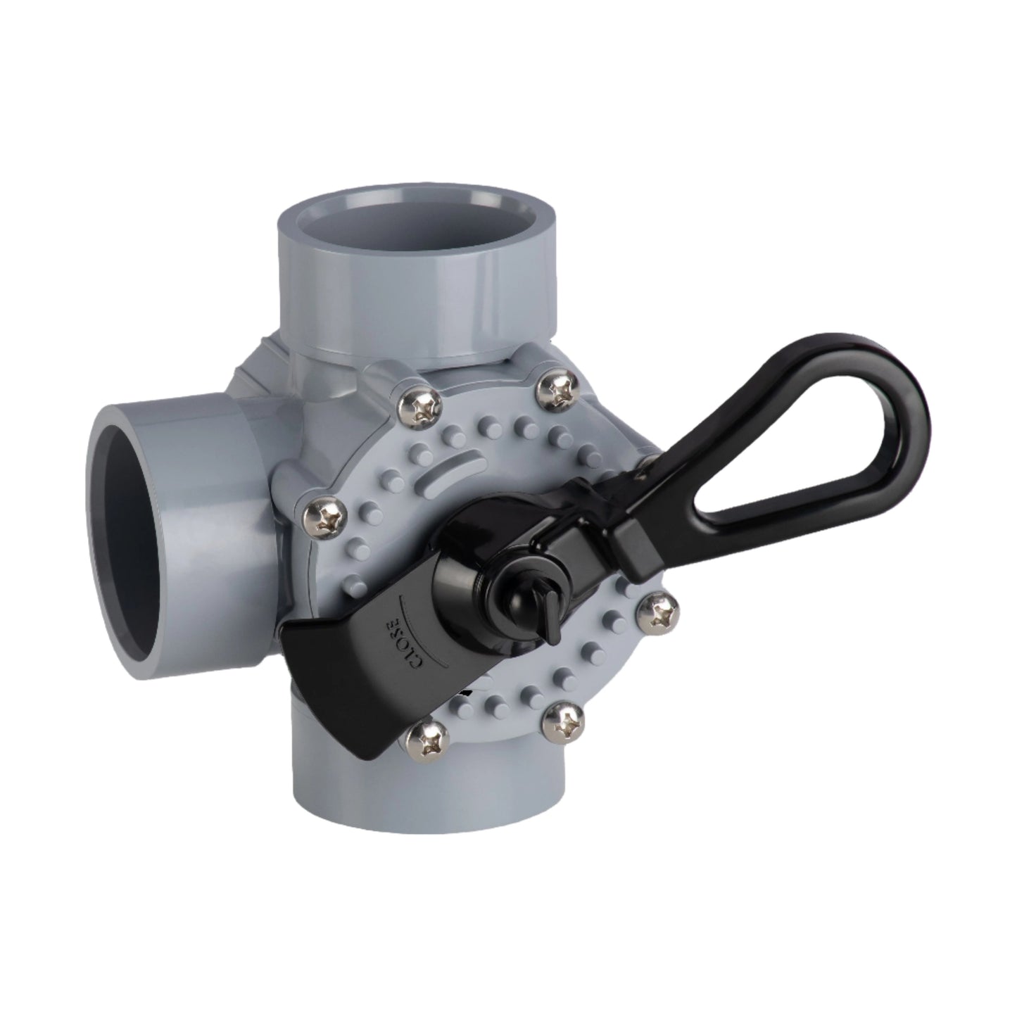 3 way valve teflon seal to suit 50mm high pressure PVC pipe.